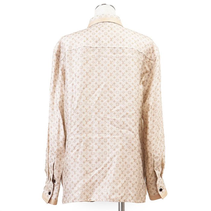 Louis Vuitton Louis Vuitton Louis Vuitton Monogram Silk Shirt Others Tops DUTY FREE for USA Size ONE SIZE - 5 Thumbnail