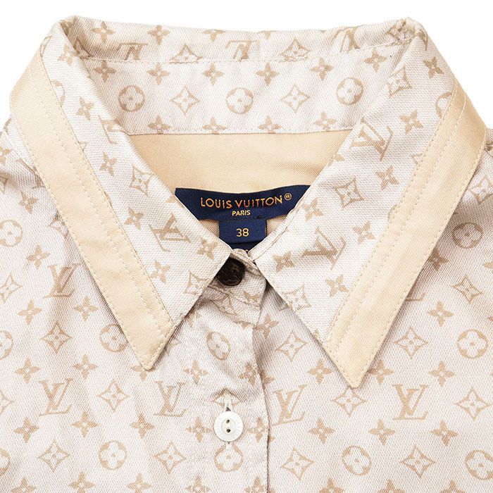 Louis Vuitton Louis Vuitton Louis Vuitton Monogram Silk Shirt Others Tops DUTY FREE for USA Size ONE SIZE - 11 Thumbnail