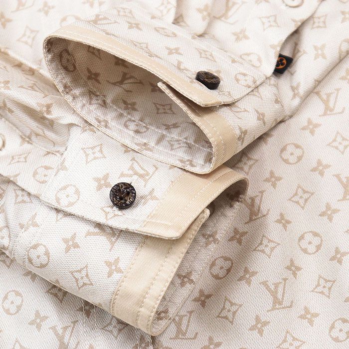 Louis Vuitton Louis Vuitton Louis Vuitton Monogram Silk Shirt Others Tops DUTY FREE for USA Size ONE SIZE - 15 Thumbnail