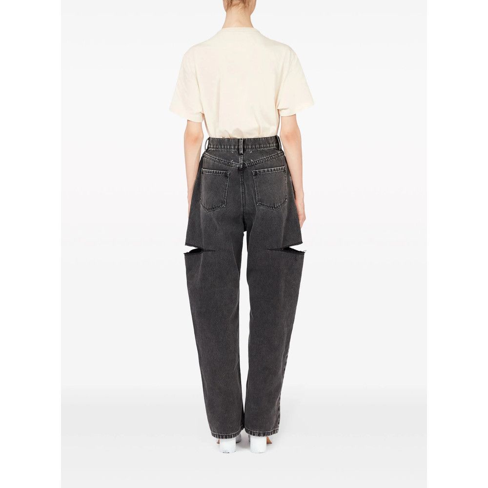Maison Margiela Maison Margiela BLACK Denim - Tapered Jeans Size 26" / US 2 / IT 38 - 3 Thumbnail