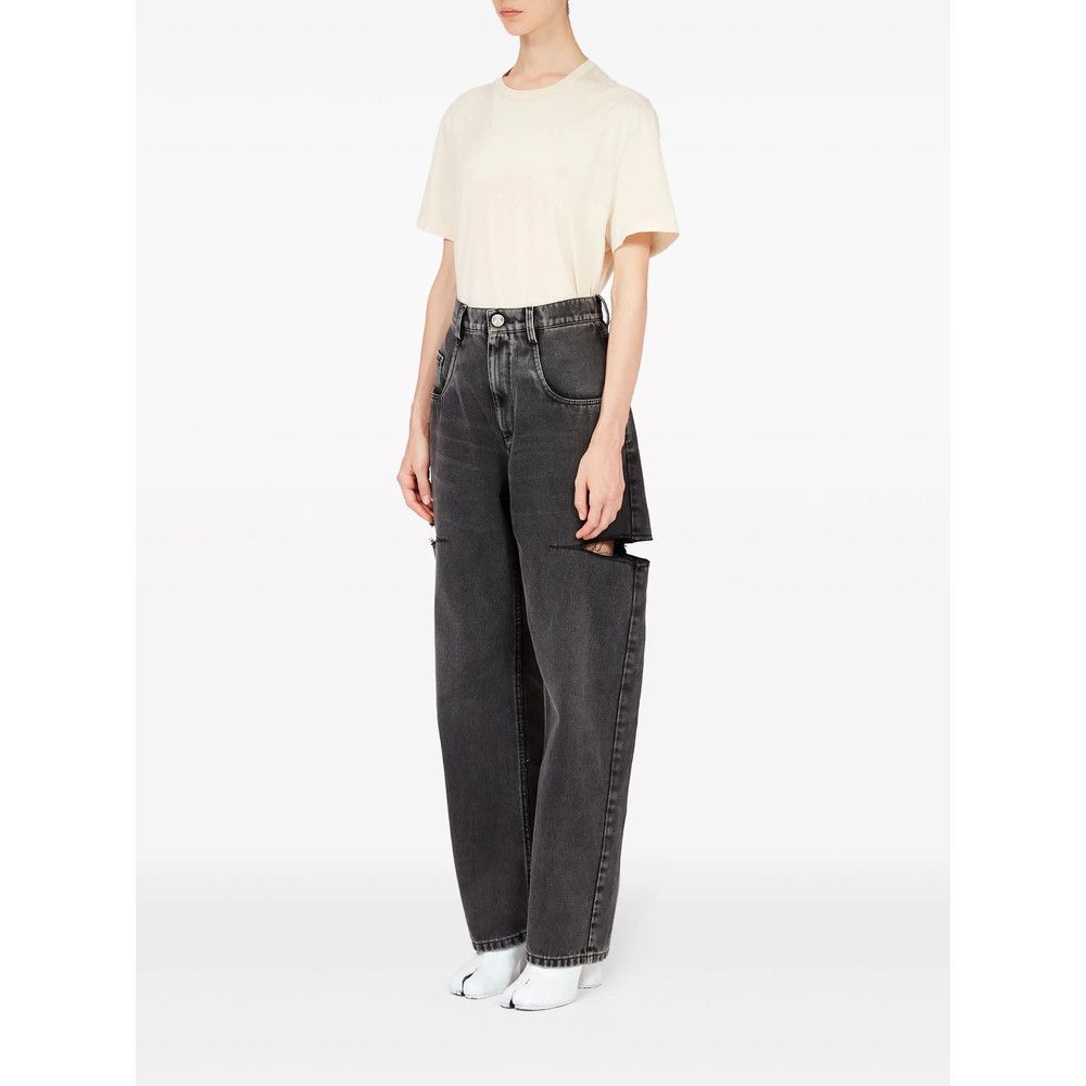 Maison Margiela Maison Margiela BLACK Denim - Tapered Jeans Size 26" / US 2 / IT 38 - 6 Thumbnail