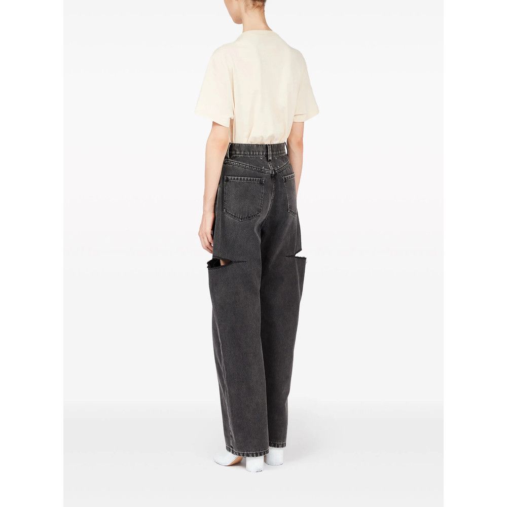 Maison Margiela Maison Margiela BLACK Denim - Tapered Jeans Size 26" / US 2 / IT 38 - 5 Thumbnail