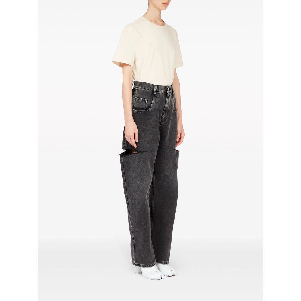Maison Margiela Maison Margiela BLACK Denim - Tapered Jeans Size 26" / US 2 / IT 38 - 2 Thumbnail