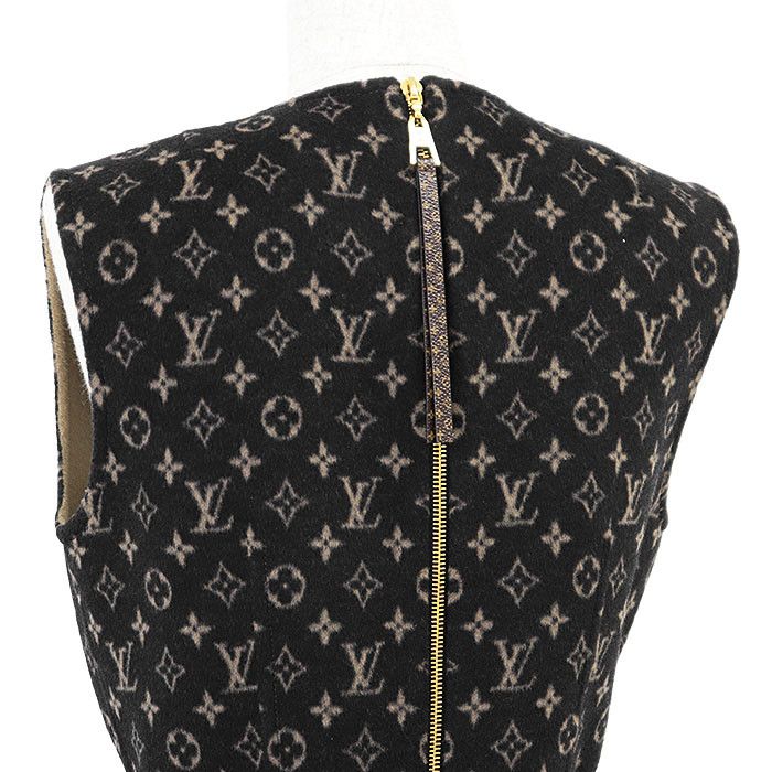 Louis Vuitton Louis Vuitton Louis Vuitton Monogram Wool Silk Dress Others Dresses DUTY FREE for USA Size ONE SIZE - 17 Thumbnail