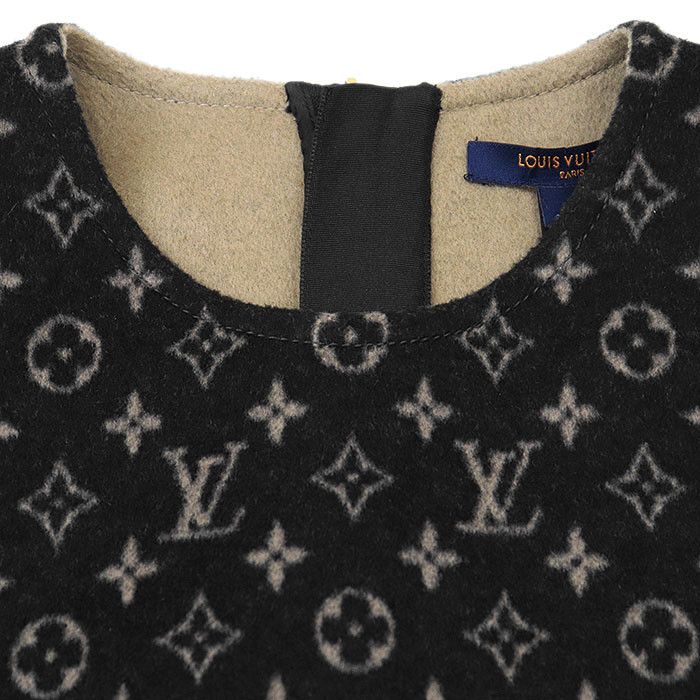 Louis Vuitton Louis Vuitton Louis Vuitton Monogram Wool Silk Dress Others Dresses DUTY FREE for USA Size ONE SIZE - 11 Thumbnail