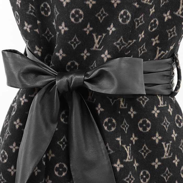 Louis Vuitton Louis Vuitton Louis Vuitton Monogram Wool Silk Dress Others Dresses DUTY FREE for USA Size ONE SIZE - 4 Thumbnail