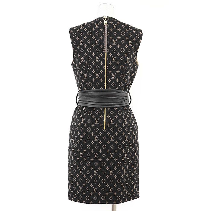 Louis Vuitton Louis Vuitton Louis Vuitton Monogram Wool Silk Dress Others Dresses DUTY FREE for USA Size ONE SIZE - 5 Thumbnail