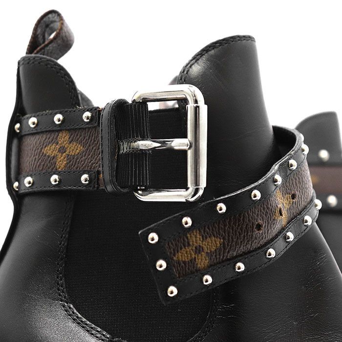Louis Vuitton Louis Vuitton Louis Vuitton Star Trail Line Leather Ankle Boots Leather Shoes DUTY FREE for USA Size ONE SIZE - 11 Thumbnail