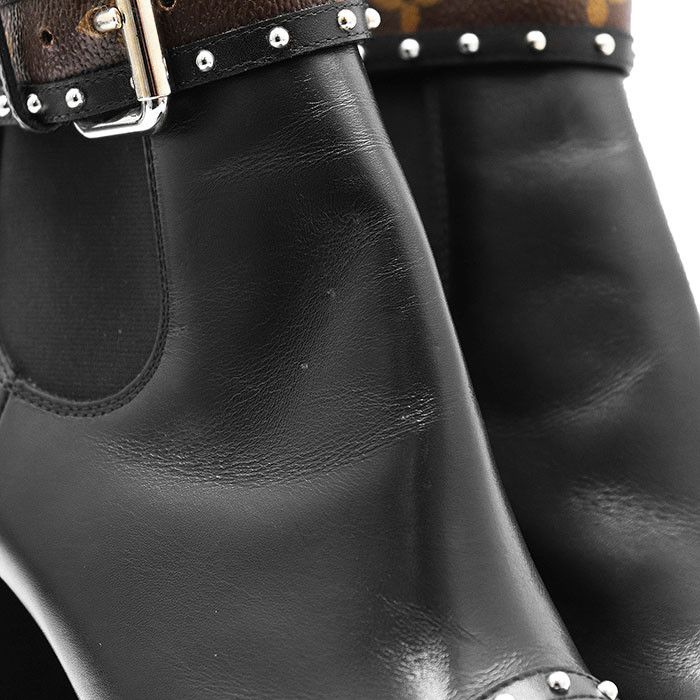 Louis Vuitton Louis Vuitton Louis Vuitton Star Trail Line Leather Ankle Boots Leather Shoes DUTY FREE for USA Size ONE SIZE - 8 Thumbnail