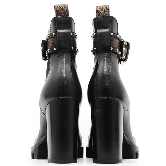 Louis Vuitton Louis Vuitton Louis Vuitton Star Trail Line Leather Ankle Boots Leather Shoes DUTY FREE for USA Size ONE SIZE - 5 Thumbnail