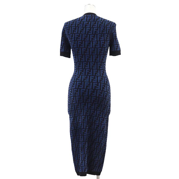 Fendi Fendi Fendi FF Zucca Micro Pile Jacquard Dress Others Dresses DUTY FREE for USA Size ONE SIZE - 6 Thumbnail