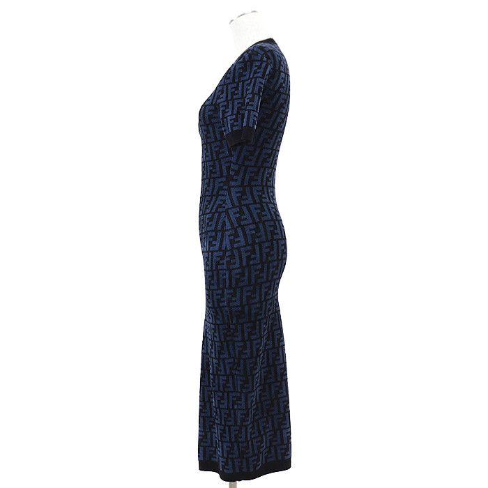 Fendi Fendi Fendi FF Zucca Micro Pile Jacquard Dress Others Dresses DUTY FREE for USA Size ONE SIZE - 4 Thumbnail
