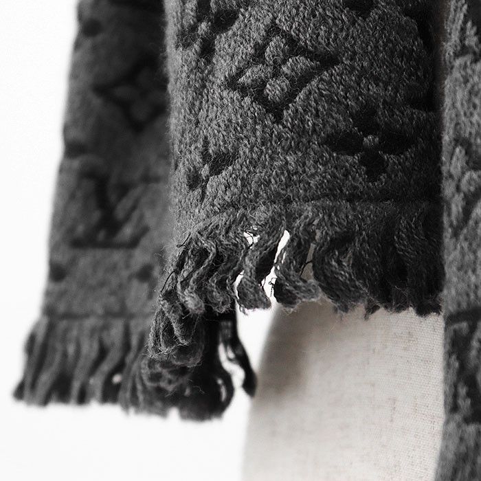 Louis Vuitton Louis Vuitton Louis Vuitton Classic Monogram Wool Scarf Others Scarf M78526 DUTY FREE for USA Size ONE SIZE - 4 Thumbnail