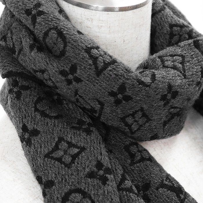 Louis Vuitton Louis Vuitton Louis Vuitton Classic Monogram Wool Scarf Others Scarf M78526 DUTY FREE for USA Size ONE SIZE - 2 Thumbnail