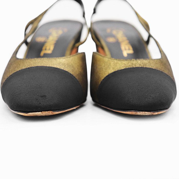Chanel Chanel Chanel Slingback G31318 Leather Pumps Leather Shoes G31318 DUTY FREE for USA Size ONE SIZE - 4 Thumbnail