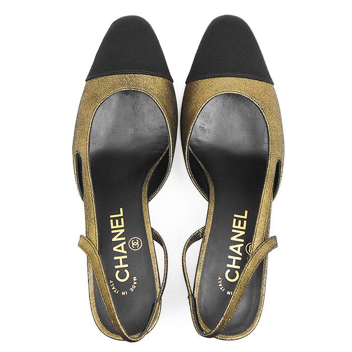 Chanel Chanel Chanel Slingback G31318 Leather Pumps Leather Shoes G31318 DUTY FREE for USA Size ONE SIZE - 5 Thumbnail