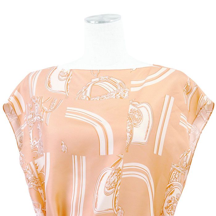 Hermes Hermes Hermes En Desordre Finesse Silk Dress36 Others Dresses DUTY FREE for USA Size ONE SIZE - 2 Thumbnail
