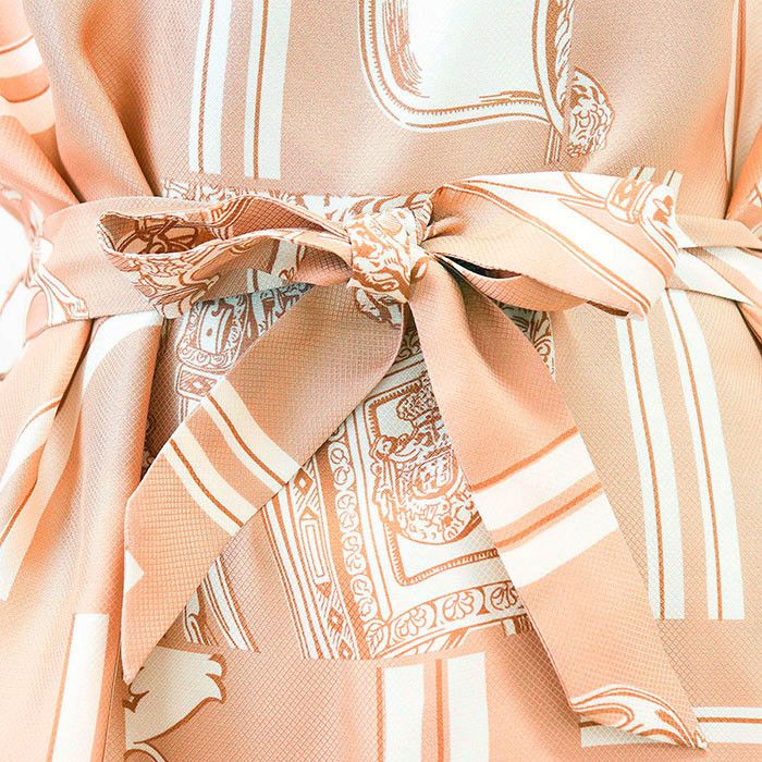 Hermes Hermes Hermes En Desordre Finesse Silk Dress36 Others Dresses DUTY FREE for USA Size ONE SIZE - 3 Thumbnail