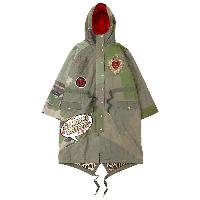 Dolce & Gabbana Dolce & Gabbana Dolce&Gabbana Devotion Cotton Coat Cotton Outerwear DUTY FREE for USA Size ONE SIZE - 11 Thumbnail