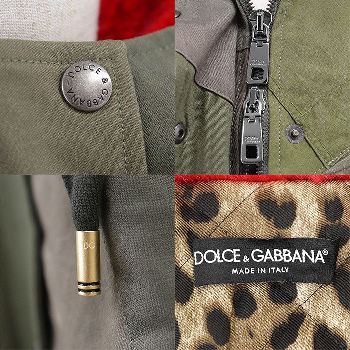 Dolce & Gabbana Dolce & Gabbana Dolce&Gabbana Devotion Cotton Coat Cotton Outerwear DUTY FREE for USA Size ONE SIZE - 9 Thumbnail