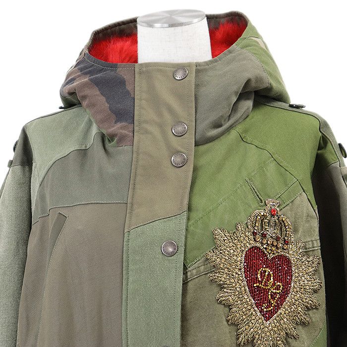 Dolce & Gabbana Dolce & Gabbana Dolce&Gabbana Devotion Cotton Coat Cotton Outerwear DUTY FREE for USA Size ONE SIZE - 19 Thumbnail