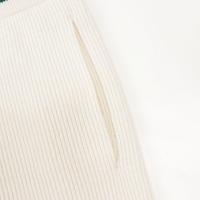 Gucci Gucci Gucci Sheer Line Web Stripe Wool Knit Pants Cotton Bottoms DUTY FREE for USA Size ONE SIZE - 4 Thumbnail