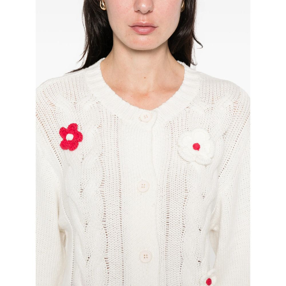 Stine Goya Stine Goya WHITE Knitwear - Cardigans Size M / US 6-8 / IT 42-44 - 3 Thumbnail