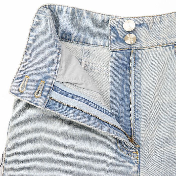 Chanel Chanel Chanel P70188 Cotton Denim Pants Cotton Jeans P70188 DUTY FREE for USA Size ONE SIZE - 2 Thumbnail