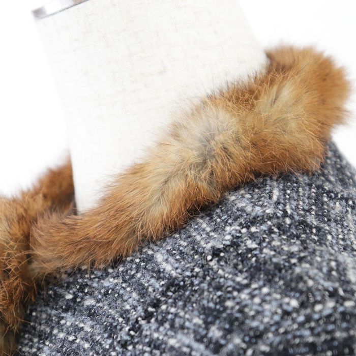 Dolce & Gabbana Dolce & Gabbana Dolce&Gabbana Alpaca Wool Rabbit Fur Long Coat Natural Material Outerwear DUTY FREE for USA Size ONE SIZE - 13 Thumbnail