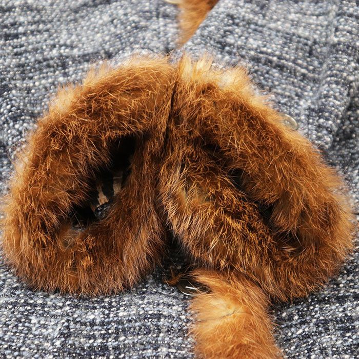 Dolce & Gabbana Dolce & Gabbana Dolce&Gabbana Alpaca Wool Rabbit Fur Long Coat Natural Material Outerwear DUTY FREE for USA Size ONE SIZE - 6 Thumbnail