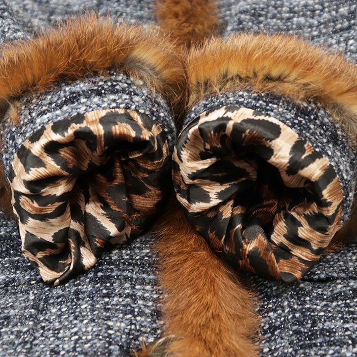 Dolce & Gabbana Dolce & Gabbana Dolce&Gabbana Alpaca Wool Rabbit Fur Long Coat Natural Material Outerwear DUTY FREE for USA Size ONE SIZE - 12 Thumbnail