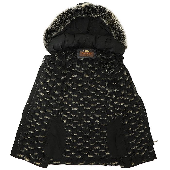 Other Other Balmain Fox Fur Down 2way Jacket Others Outerwear YF101-75F DUTY FREE for USA Size ONE SIZE - 4 Thumbnail