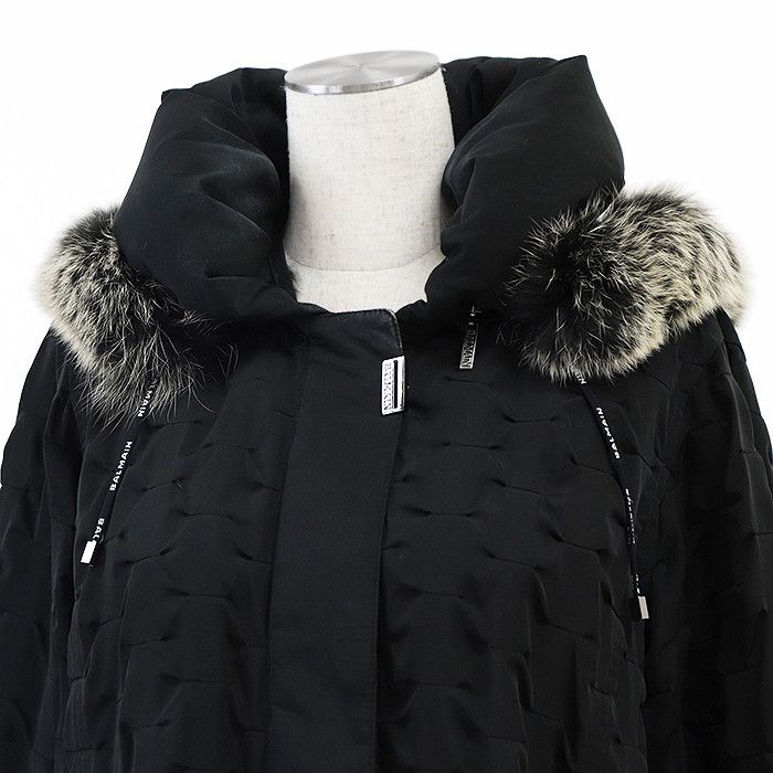 Other Other Balmain Fox Fur Down 2way Jacket Others Outerwear YF101-75F DUTY FREE for USA Size ONE SIZE - 2 Thumbnail