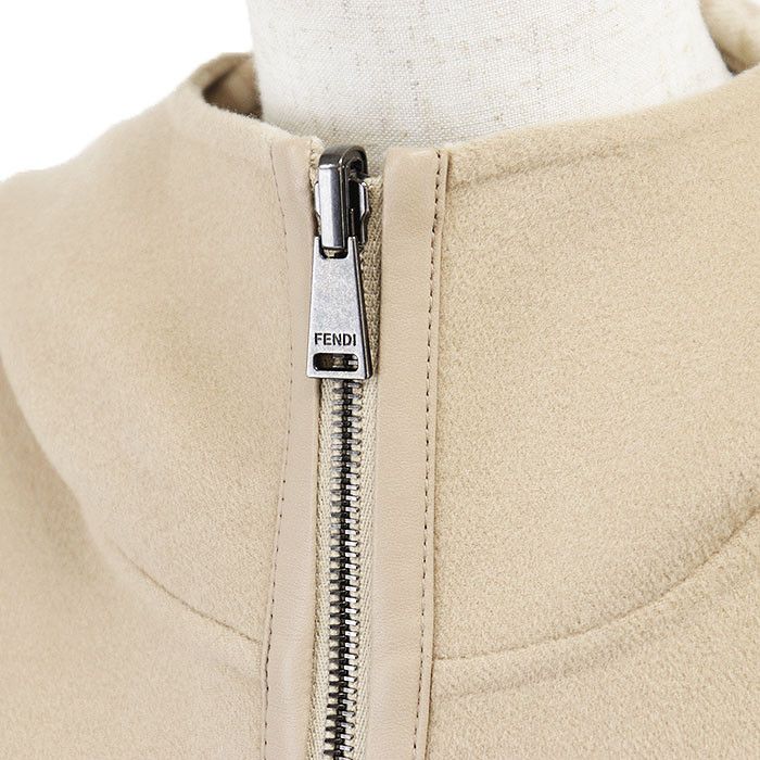 Fendi Fendi Fendi Reversible Wool Melton Jacket Leather Outerwear FJ6993 DUTY FREE for USA Size ONE SIZE - 12 Thumbnail