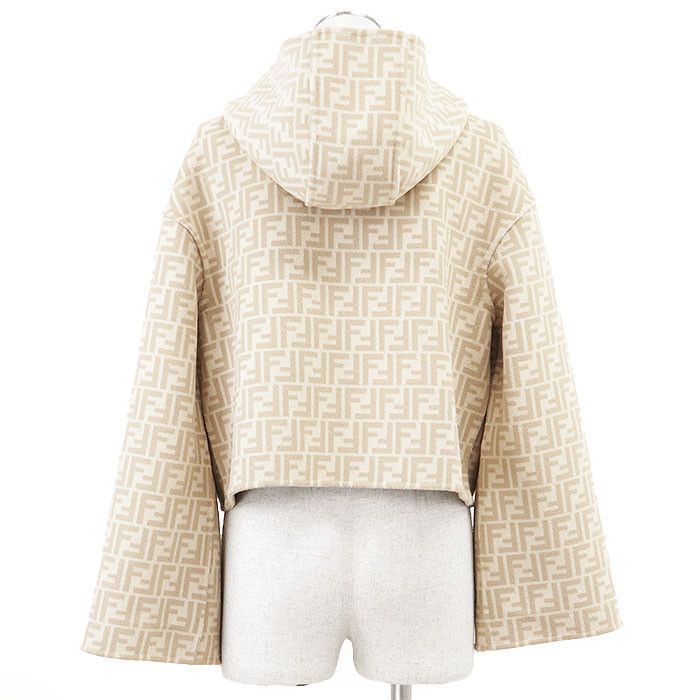 Fendi Fendi Fendi Reversible Wool Melton Jacket Leather Outerwear FJ6993 DUTY FREE for USA Size ONE SIZE - 8 Thumbnail