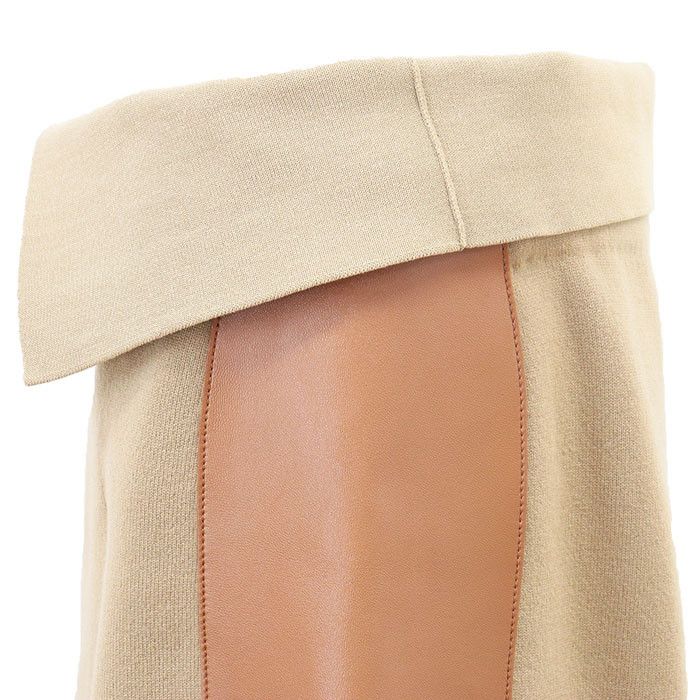 Louis Vuitton Louis Vuitton Louis Vuitton Monogram Wool Cotton Cashmere Lambskin Skirt Leather Skirts DUTY FREE for USA Size ONE SIZE - 14 Thumbnail