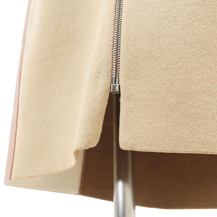 Louis Vuitton Louis Vuitton Louis Vuitton Monogram Wool Cotton Cashmere Lambskin Skirt Leather Skirts DUTY FREE for USA Size ONE SIZE - 12 Thumbnail