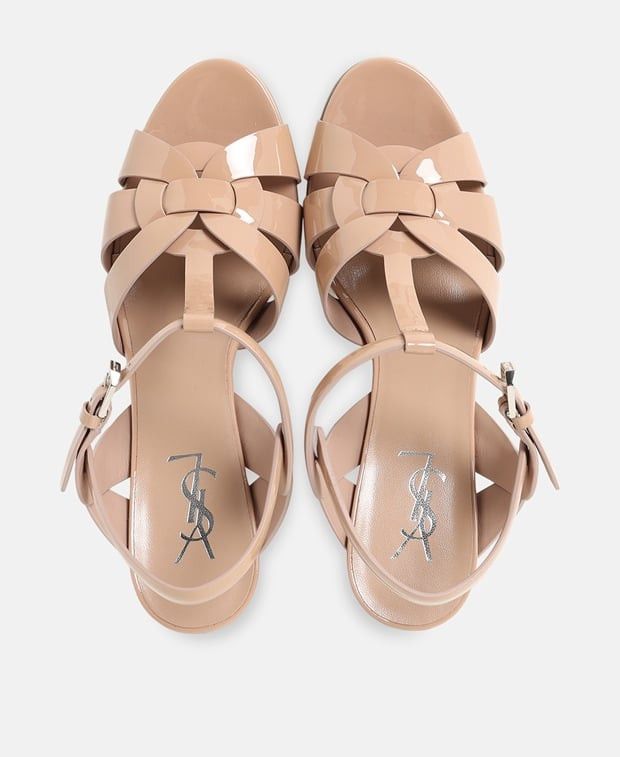 Saint Laurent Paris Vernice Heeled sandals Size US 8.5 / IT 38.5 - 3 Thumbnail