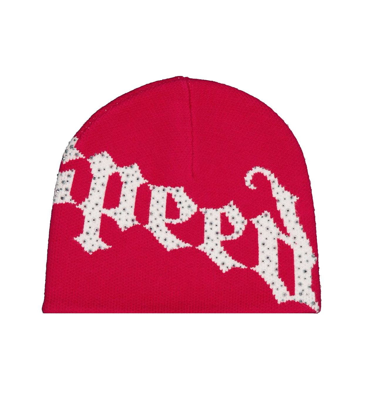 Godspeed Forever OG Logo Studded Beanie Red/White Size ONE SIZE - 2 Thumbnail