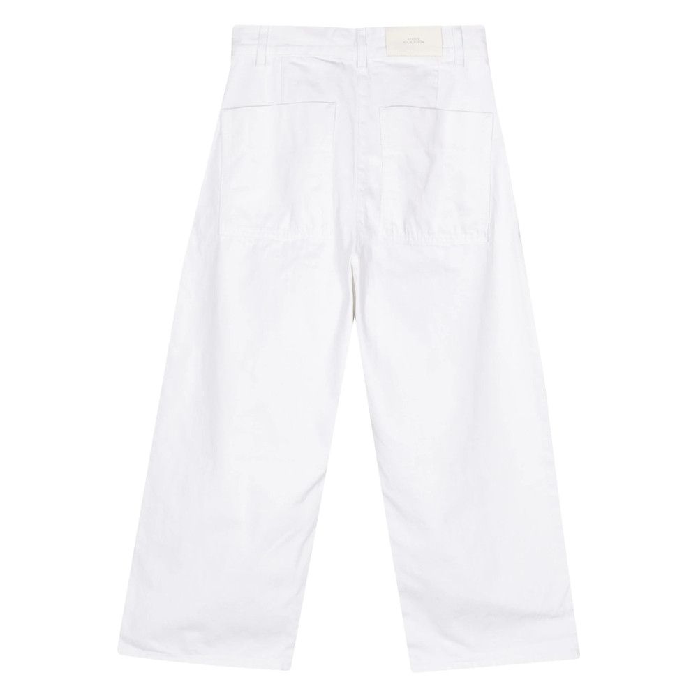 Studio Nicholson Studio Nicholson WHITE Denim - Wide-Leg Jeans Size 27" / US 4 / IT 40 - 2 Thumbnail