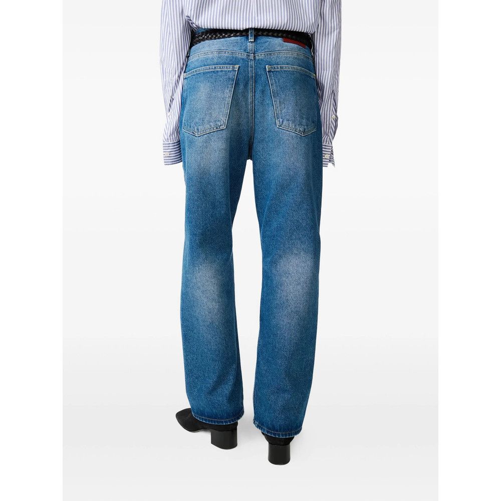 Studio Nicholson Studio Nicholson BLUE Denim - Straight-Leg Jeans Size 30" / US 8 / IT 44 - 2 Thumbnail