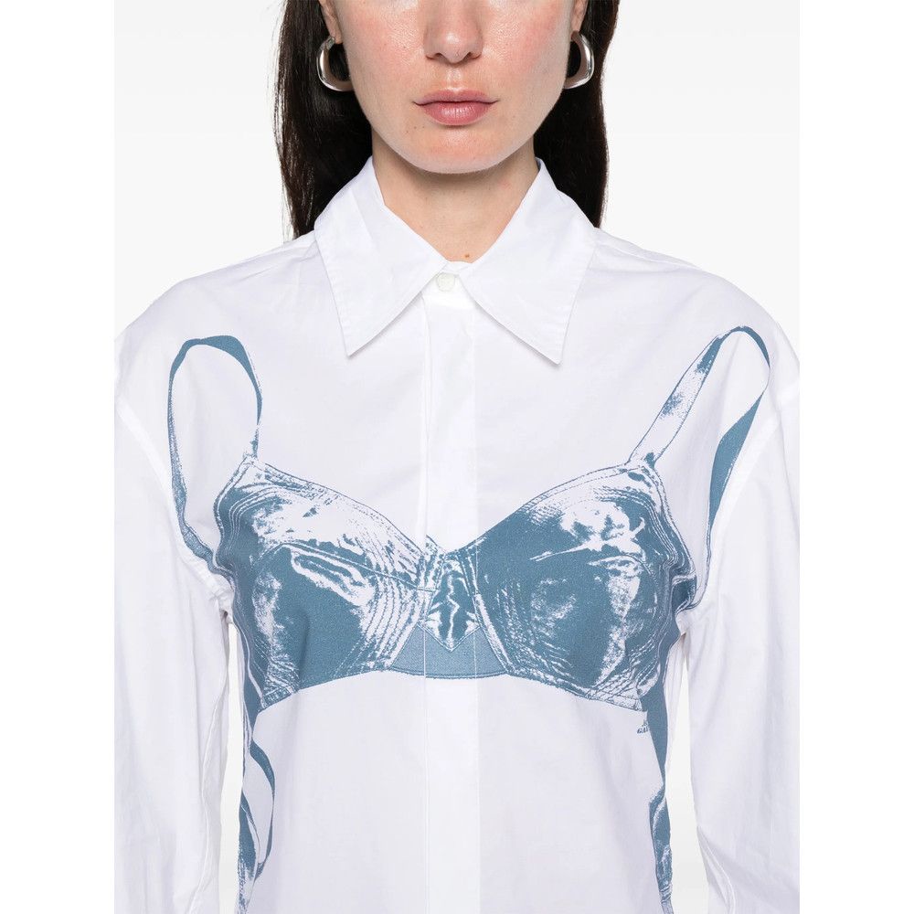 Jean Paul Gaultier Jean Paul Gaultier WHITE Tops - Shirts Size S / US 4 / IT 40 - 5 Thumbnail