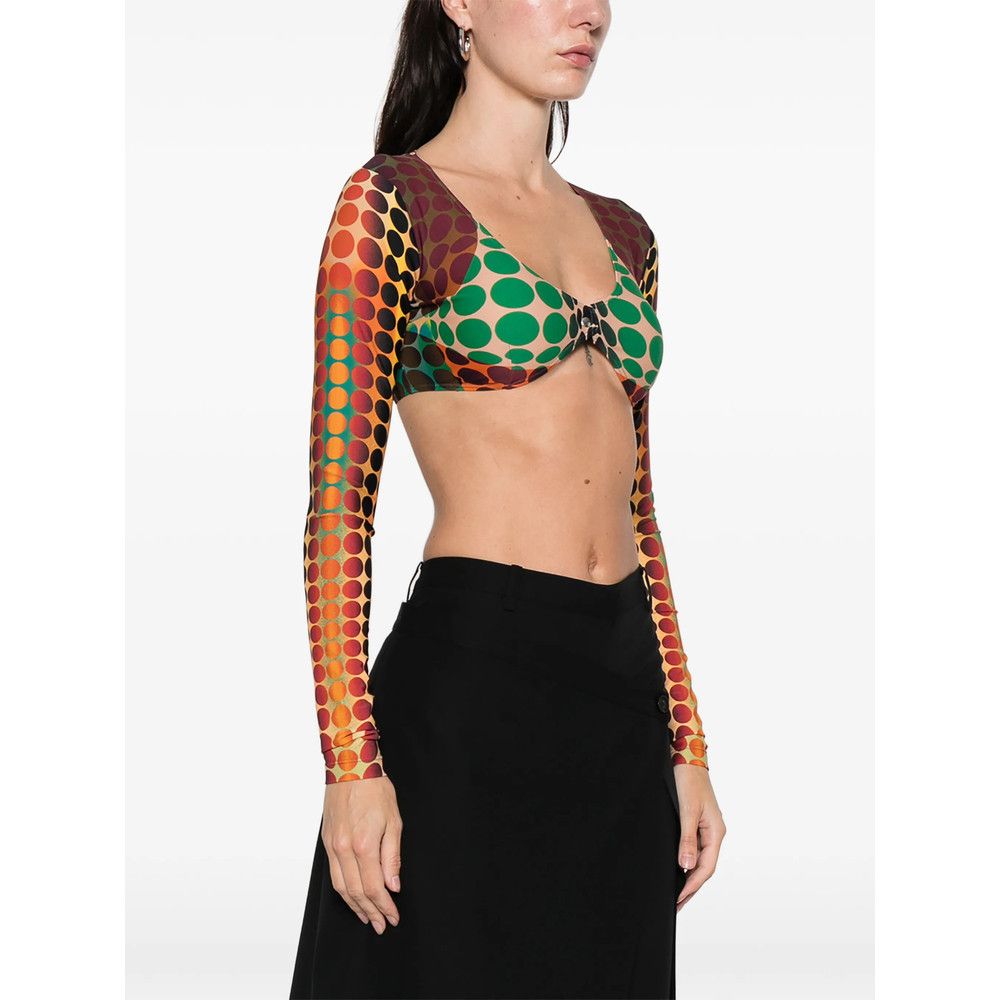 Jean Paul Gaultier Jean Paul Gaultier ORANGE Tops - T-shirts & Jerseys Size S / US 4 / IT 40 - 3 Thumbnail