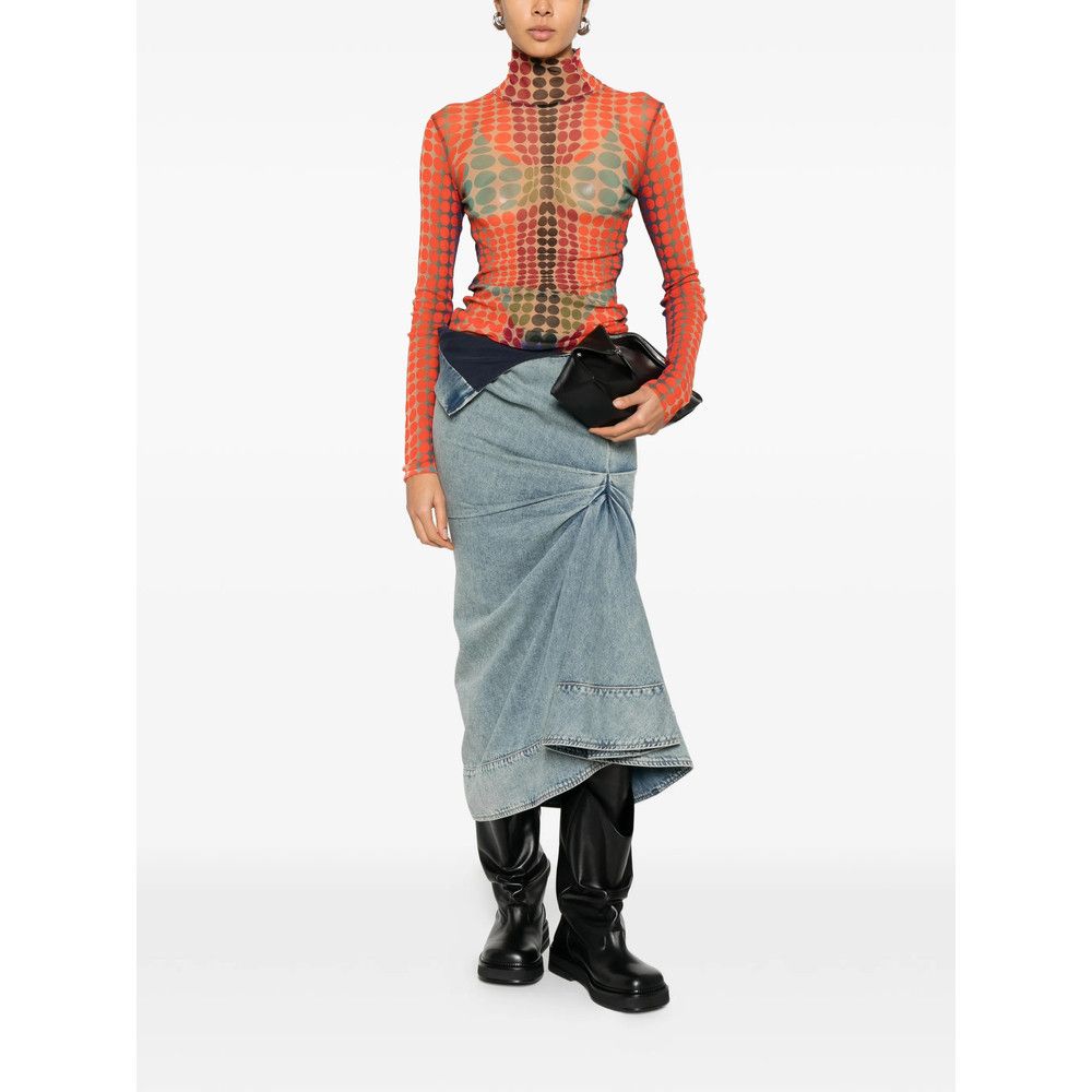 Jean Paul Gaultier Jean Paul Gaultier ORANGE Tops - T-shirts & Jerseys Size XS / US 0-2 / IT 36-38 - 5 Thumbnail