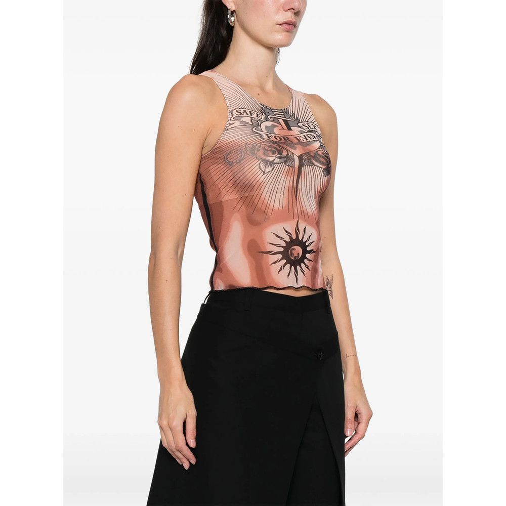 Jean Paul Gaultier Jean Paul Gaultier NEUTRALS Tops - Vests & Tank Tops Size S / US 4 / IT 40 - 4 Thumbnail