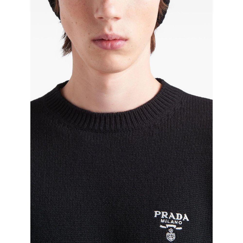 Prada Prada BLACK Sweaters & Knitwear - Jumpers Size US L / EU 52-54 / 3 - 3 Thumbnail