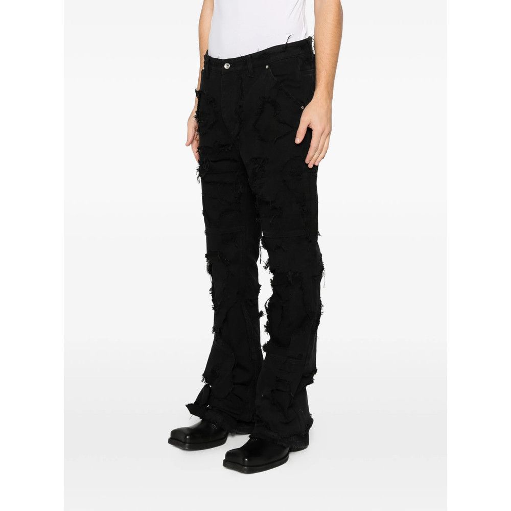 Who Decides War Who Decides War BLACK Denim - Regular & Straight-Leg Jeans Size US 36 / EU 52 - 3 Thumbnail