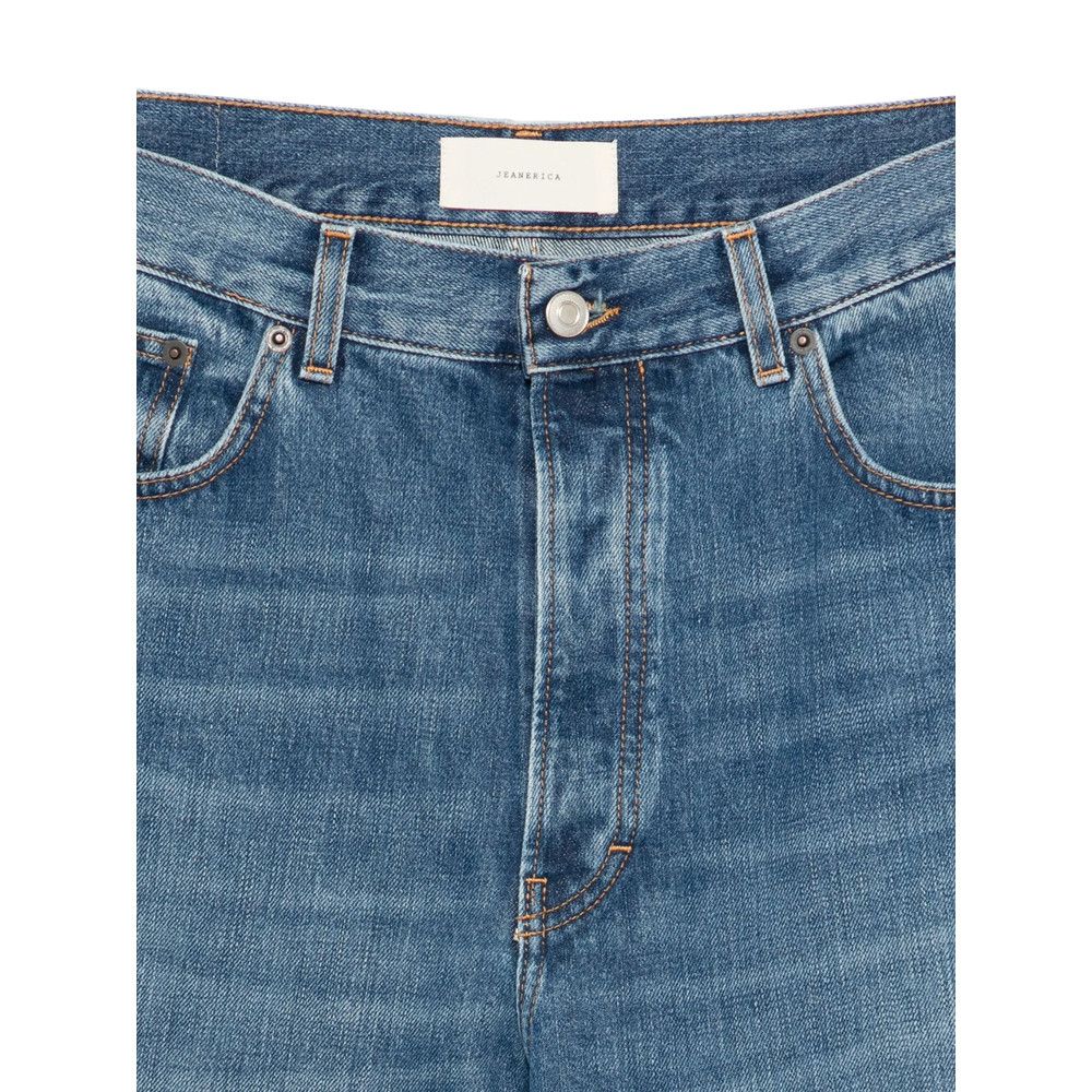 JEANERICA Jeanerica BLUE Denim - Regular & Straight-Leg Jeans Size US 34 / EU 50 - 3 Thumbnail