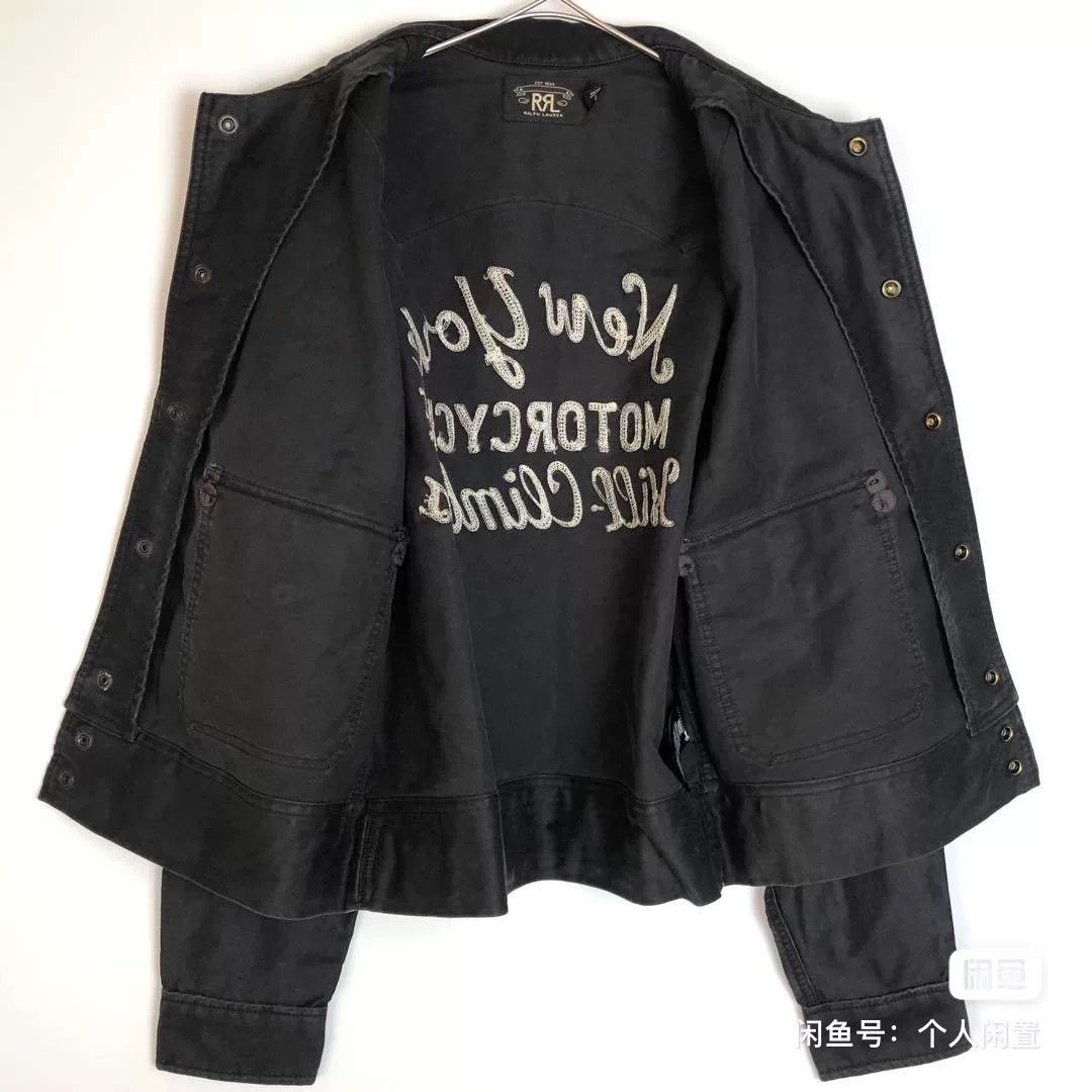 RRL Ralph Lauren RRL Vintage Embroidered Motorcycle Jacket Size US S / EU 44-46 / 1 - 3 Thumbnail
