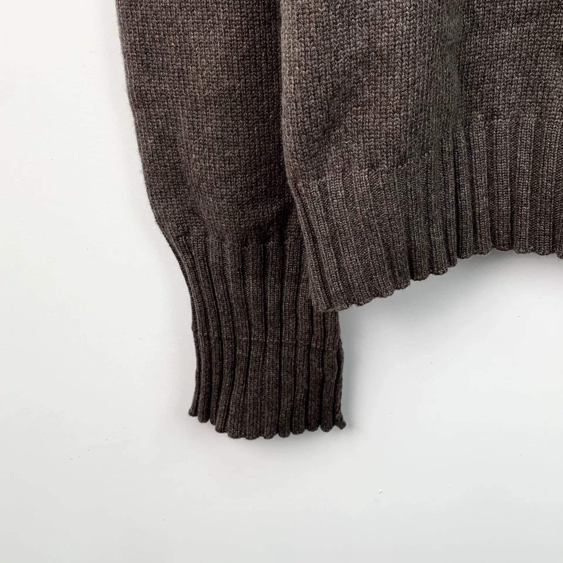 Hermes Hermes Brown Cashmere Embroidered Sweater Size US XXL / EU 58 / 5 - 5 Thumbnail